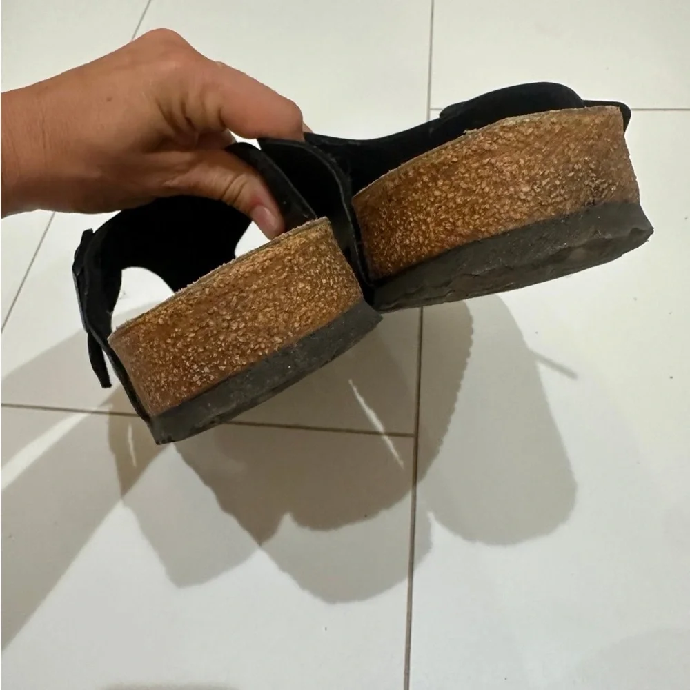 Birkenstock Gizeh Birko-Flor Sandals Men’s 12 EU Size 45 black